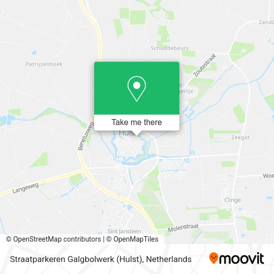 Straatparkeren Galgbolwerk (Hulst) map