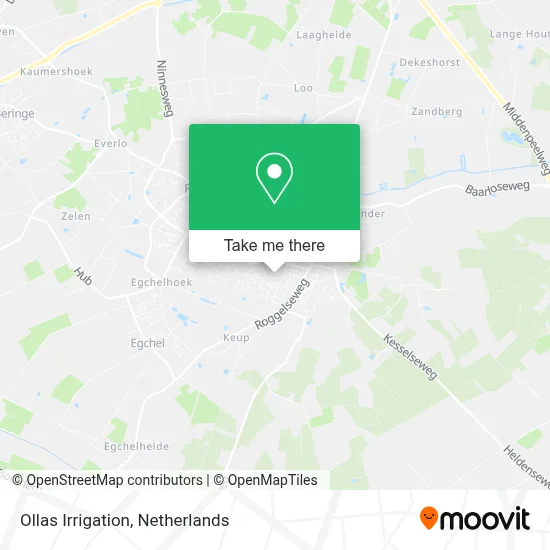 Ollas Irrigation map