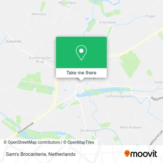 Sam's Brocanterie map