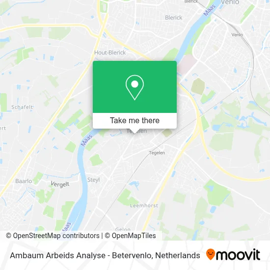 Ambaum Arbeids Analyse - Betervenlo map