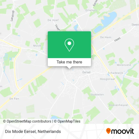 Dix Mode Eersel map