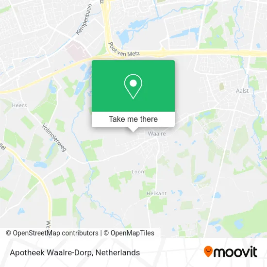 Apotheek Waalre-Dorp Karte