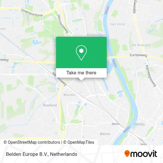 Belden Europe B.V. map