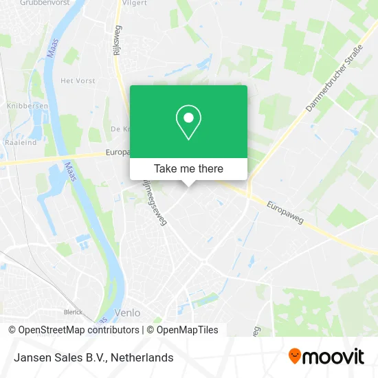 Jansen Sales B.V. map