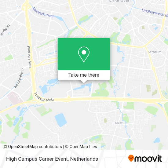 High Campus Career Event map
