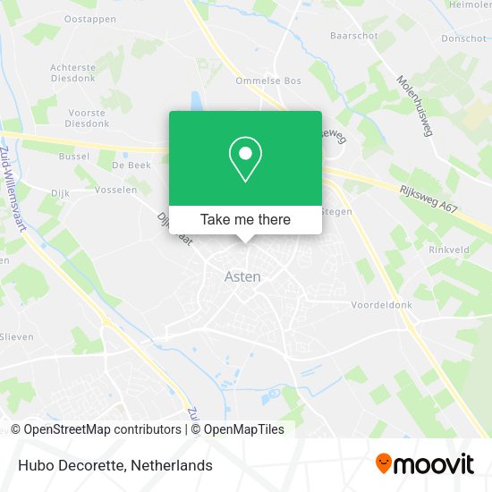 Hubo Decorette map