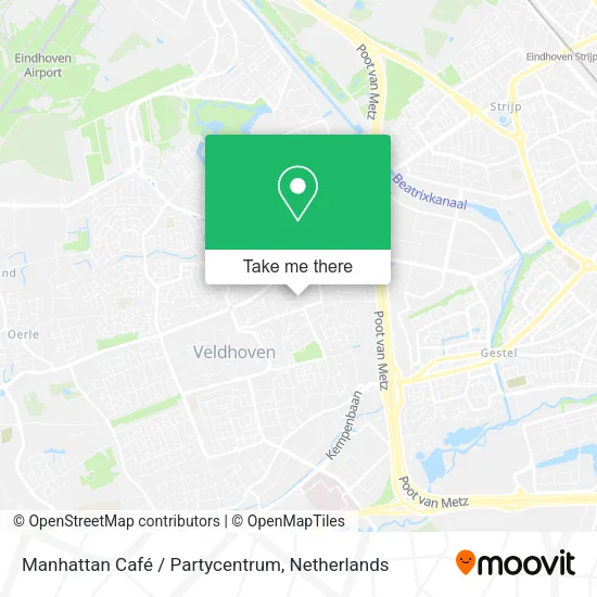 Manhattan Café / Partycentrum map