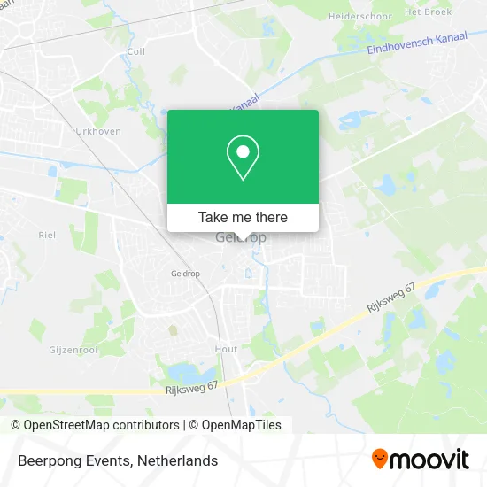 Beerpong Events map