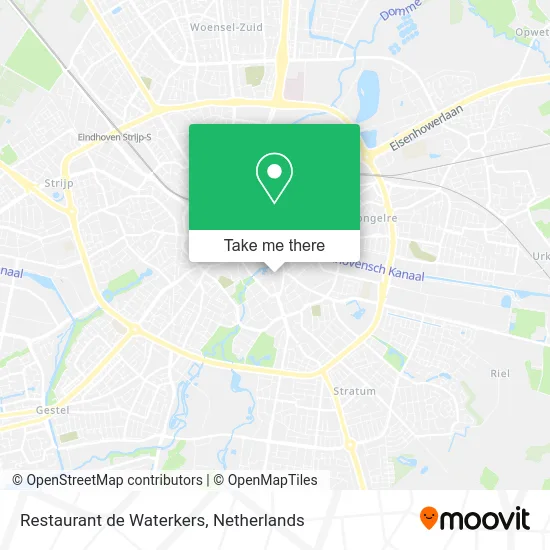Restaurant de Waterkers map