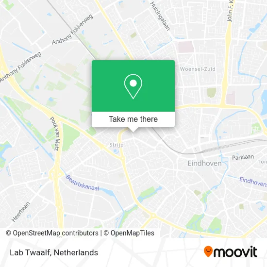 Lab Twaalf map