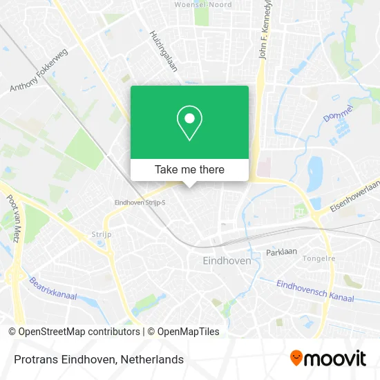 Protrans Eindhoven map