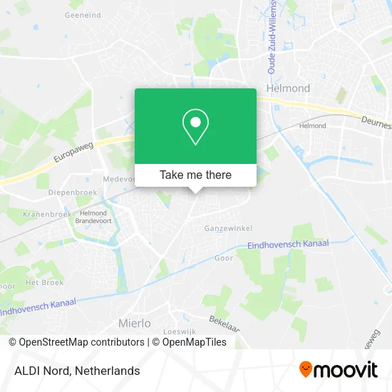 ALDI Nord map
