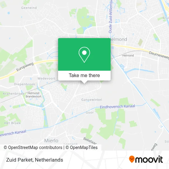 Zuid Parket map