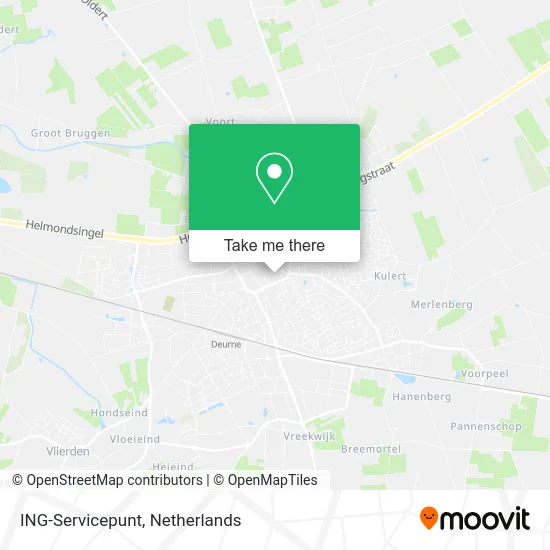 ING-Servicepunt map