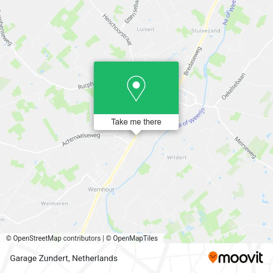 Garage Zundert map