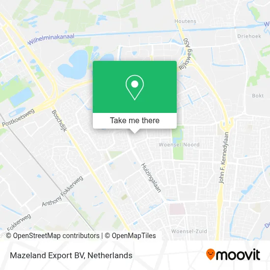 Mazeland Export BV map