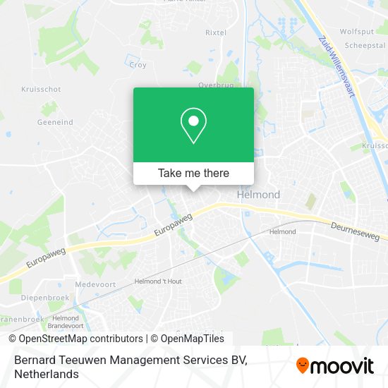 Bernard Teeuwen Management Services BV map