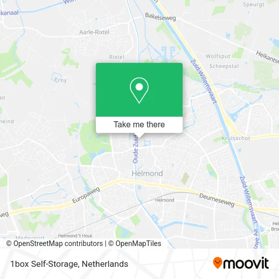 1box Self-Storage map
