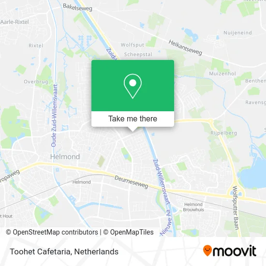 Toohet Cafetaria map