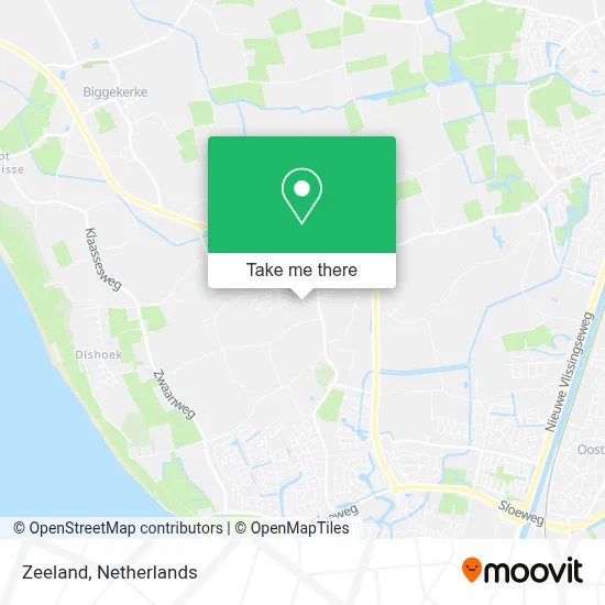 Zeeland map