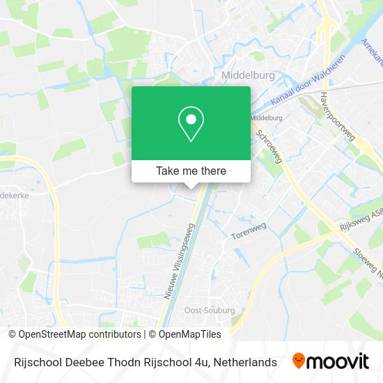 Rijschool Deebee Thodn Rijschool 4u map
