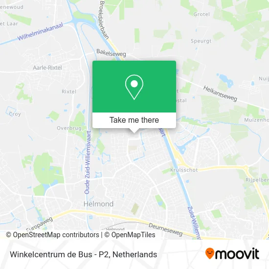 Winkelcentrum de Bus - P2 map
