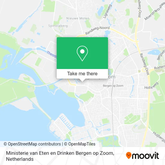 Ministerie van Eten en Drinken Bergen op Zoom Karte