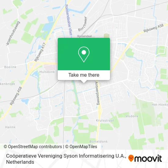 Coöperatieve Vereniging Syson Informatisering U.A. map