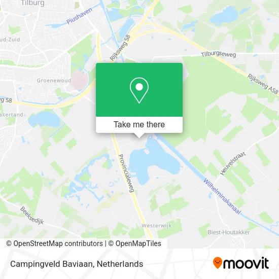 Campingveld Baviaan Karte