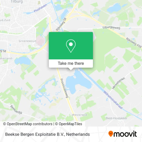Beekse Bergen Exploitatie B.V. Karte