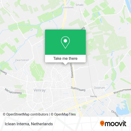 Iclean Interna map