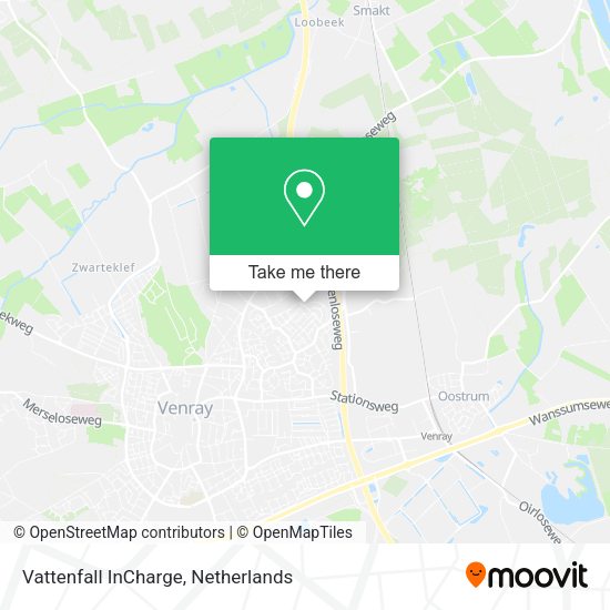 Vattenfall InCharge map