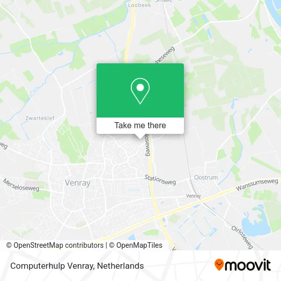 Computerhulp Venray map