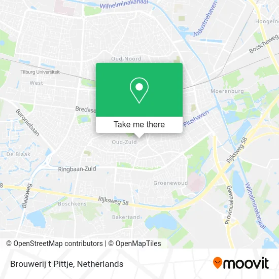 Brouwerij t Pittje map