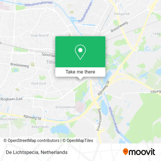 De Lichtspecia map