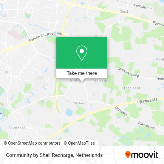 Community by Shell Recharge map