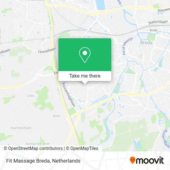 Fit Massage Breda map