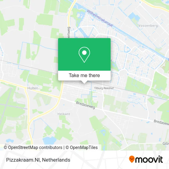 Pizzakraam.Nl map