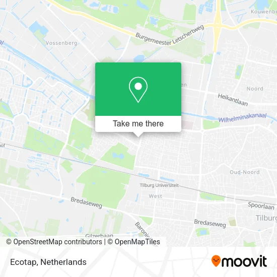 Ecotap map