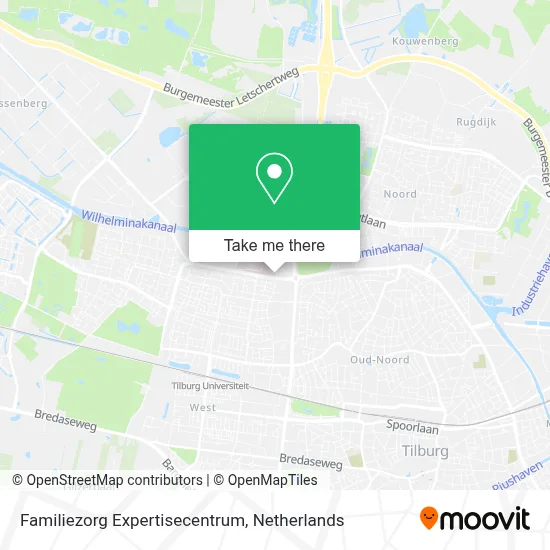 Familiezorg Expertisecentrum map