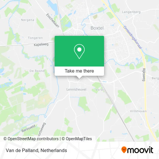 Van de Palland map
