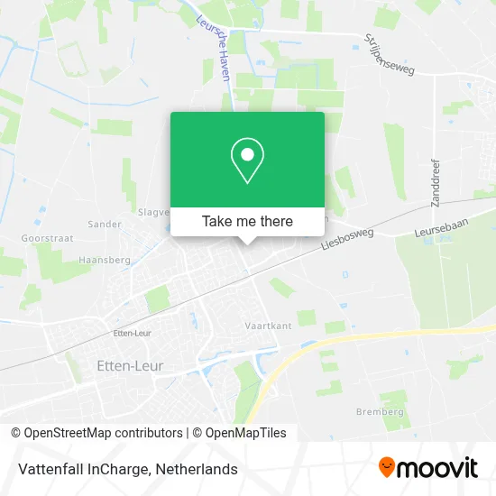 Vattenfall InCharge map