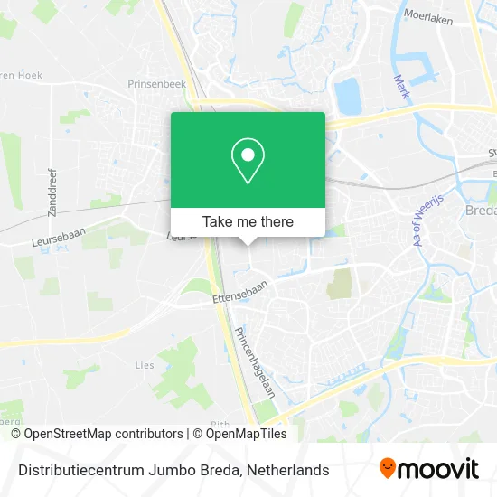 Distributiecentrum Jumbo Breda map