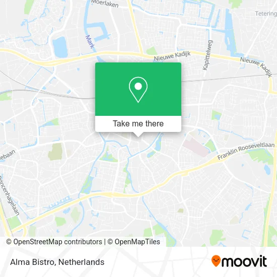 Alma Bistro map