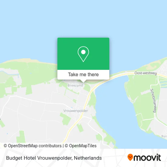 Budget Hotel Vrouwenpolder map
