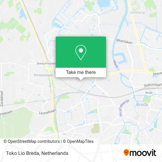 Toko Lio Breda map