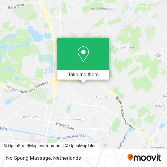 No Spang Massage map