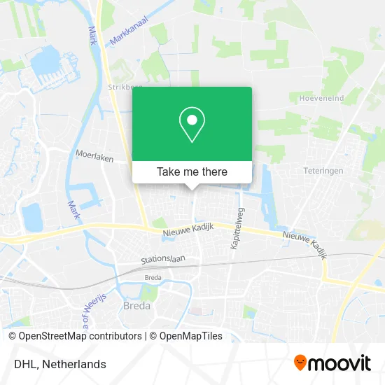 DHL map