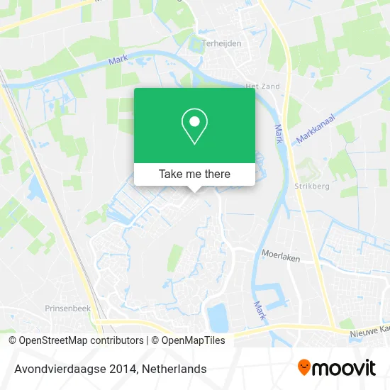 Avondvierdaagse 2014 map