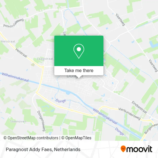 Paragnost Addy Faes map